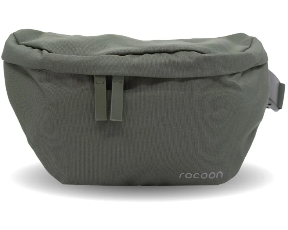 Racoon Bauchtasche Crossbody Bag Olive, 25 x 16 cm