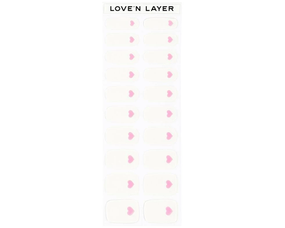 LoveNLayer Single Love Summer Pink, Transparent, Selbstklebend