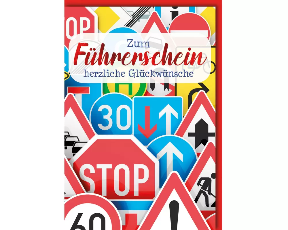 Braun + Company Glückwunschkarte Führerschein 11.5 x 17 cm