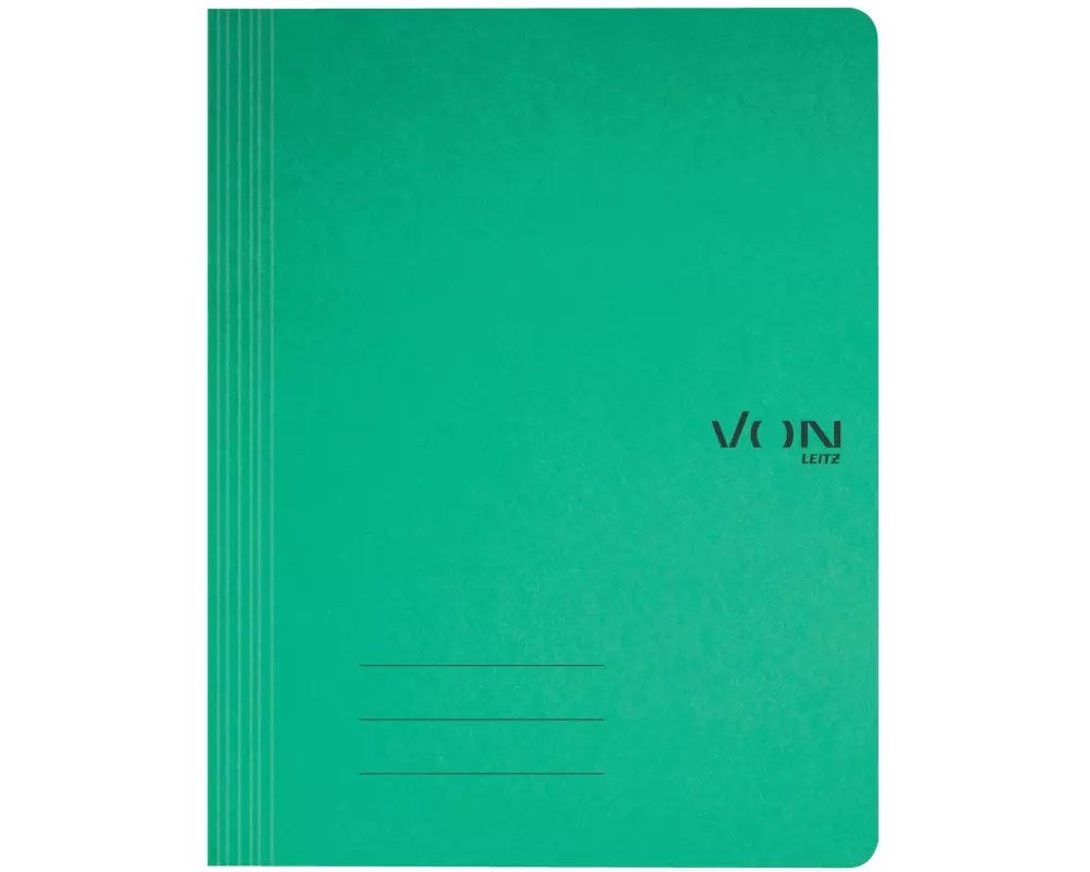 VON Schnellhefter mit Heftmechanik, Grün, 10 Stück