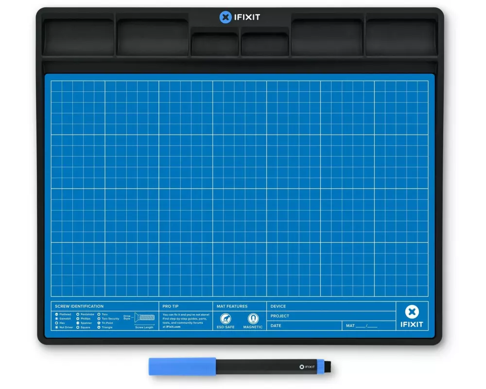 iFixit FixMat Multifunktionale Magnet- & ESD-Arbeitsmatte