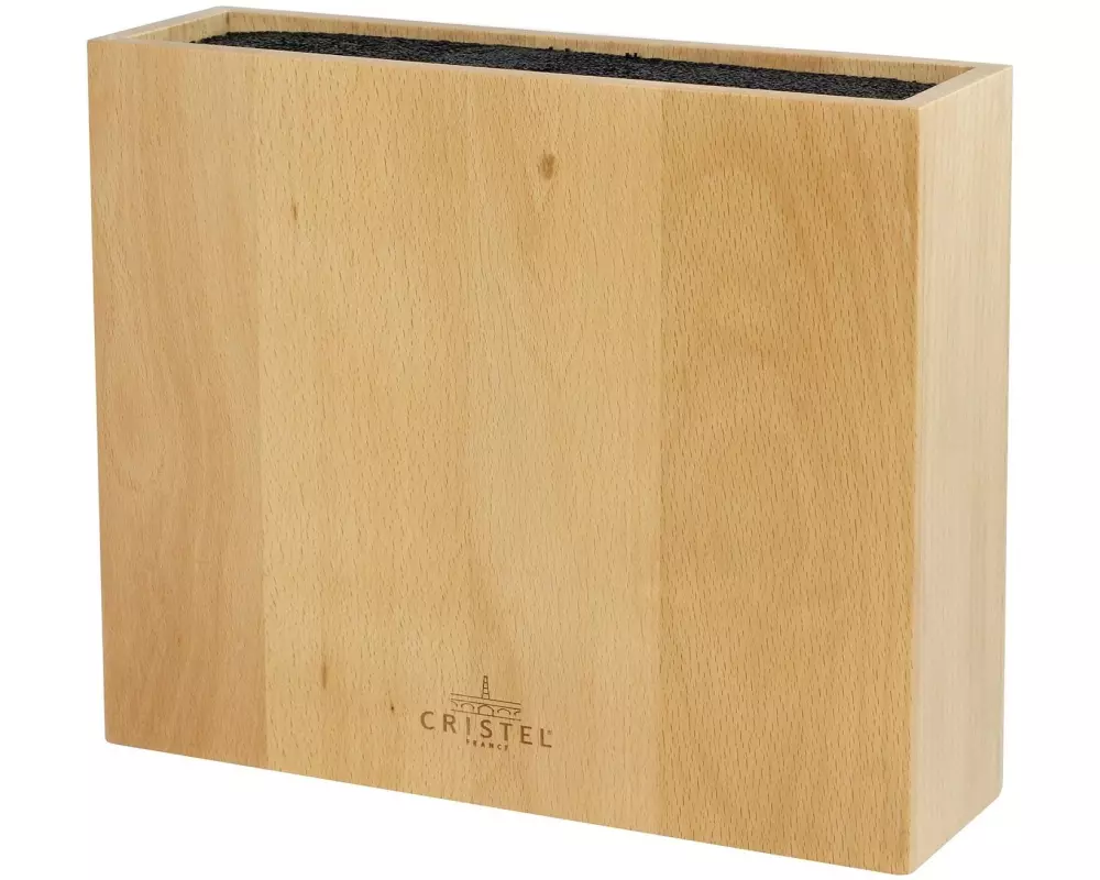 Cristel Messerblock Coutaux 10-teilig, Hellbraun