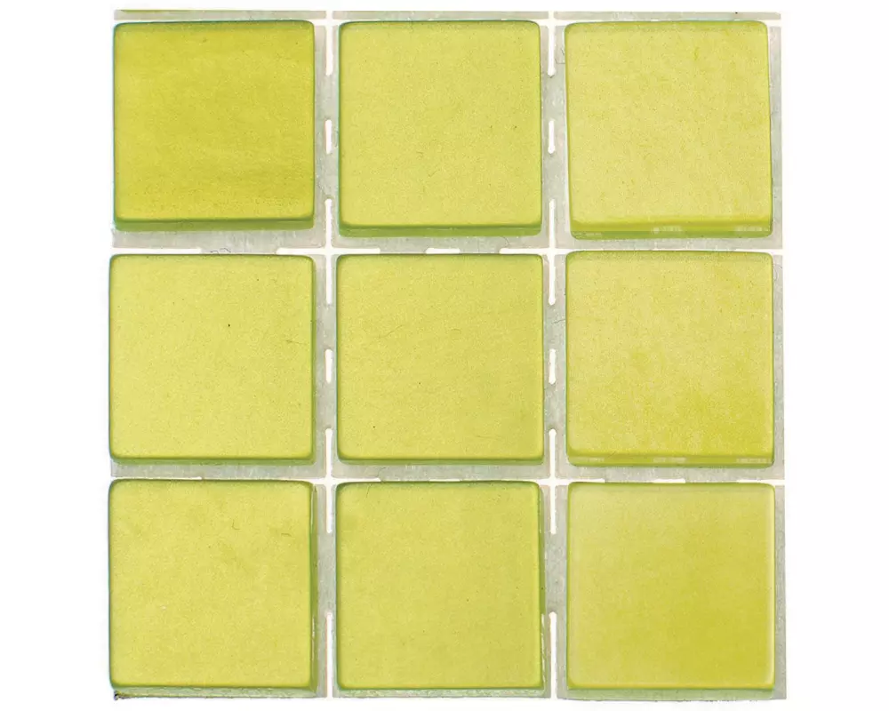 Glorex Selbstklebendes Mosaik Poly-Mosaic 10 mm Hellgrün