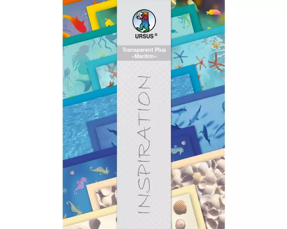 URSUS Transparentpapier Maritim 115 g/m², 18 Stück