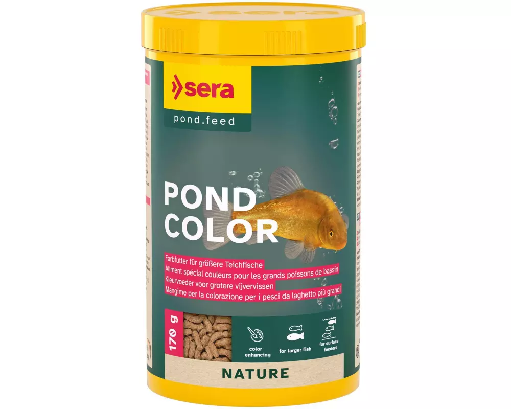 sera Farbfutter Pond Color Sticks Nature, 1000 ml, 170g