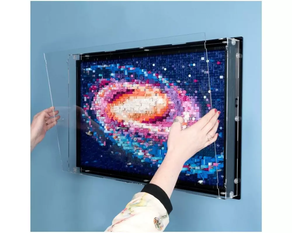 iDisplayit Baukasten Acryl-Wand-Display für LEGO 31212 Galaxie
