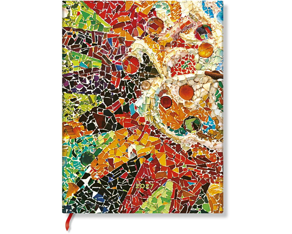 PAPERBLANKS Agenda Gaudis Sonne 2027 DD1817-0 1T/1S TAG Ultra HC DE 18x23cm