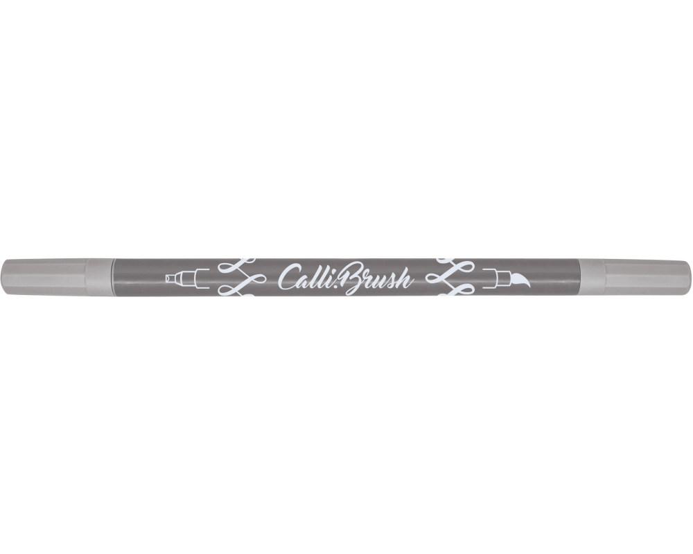 ONLINE Callibrush Pen Double Tip 2mm 19072/6 Grey