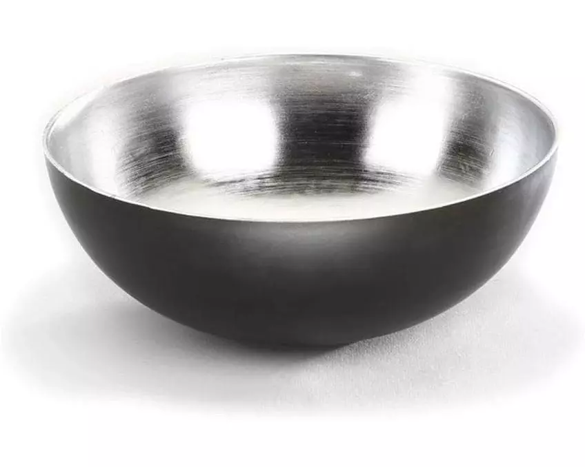 Holly & Jolly Schale Silber-Schwarz, Ø 20 cm