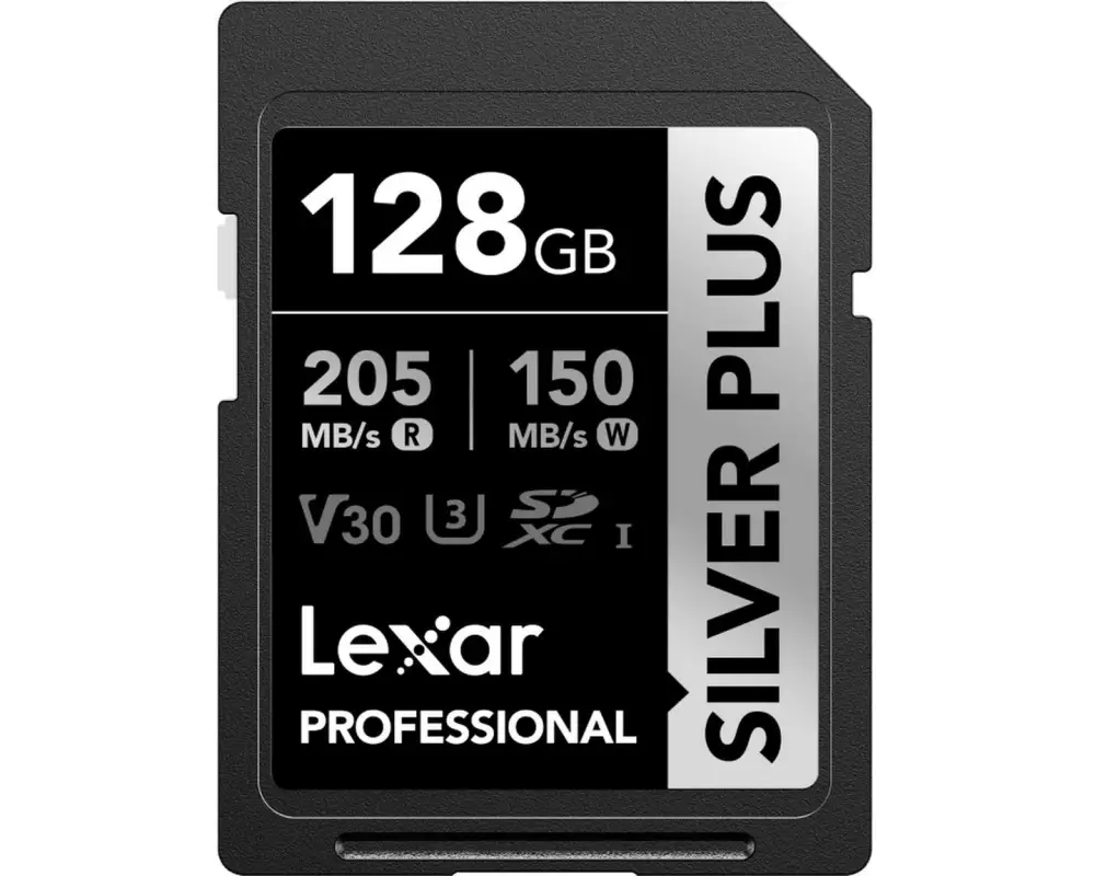Lexar SDXC-Karte Professional Silver Plus 128 GB