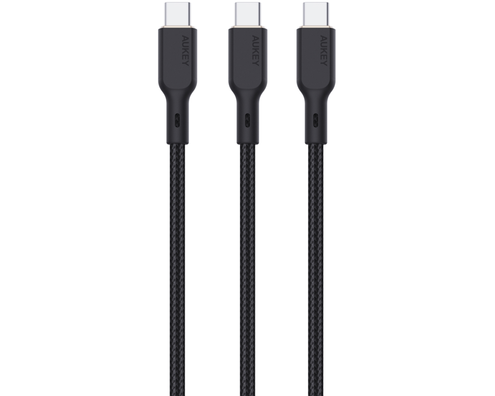 AUKEY USB-C-to-C Cable 100W CB-KCC101A 3 Pack, 3x 1m