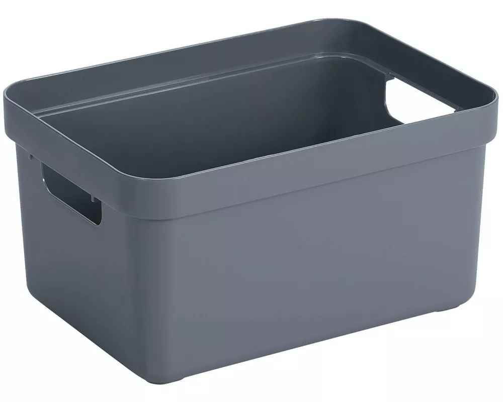 Sigma Home Aufbewahrungsbox 13 l Dunkelblau/Grau