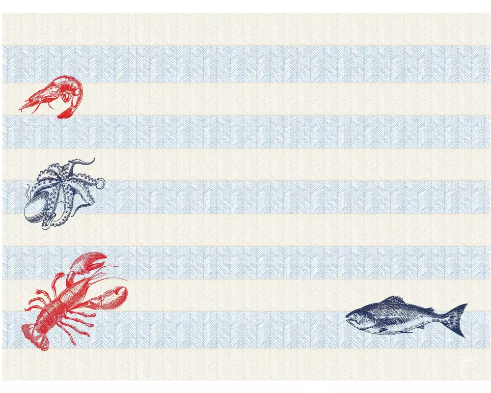 Duni Tischset Sea Delights 30 cm x 40 cm,