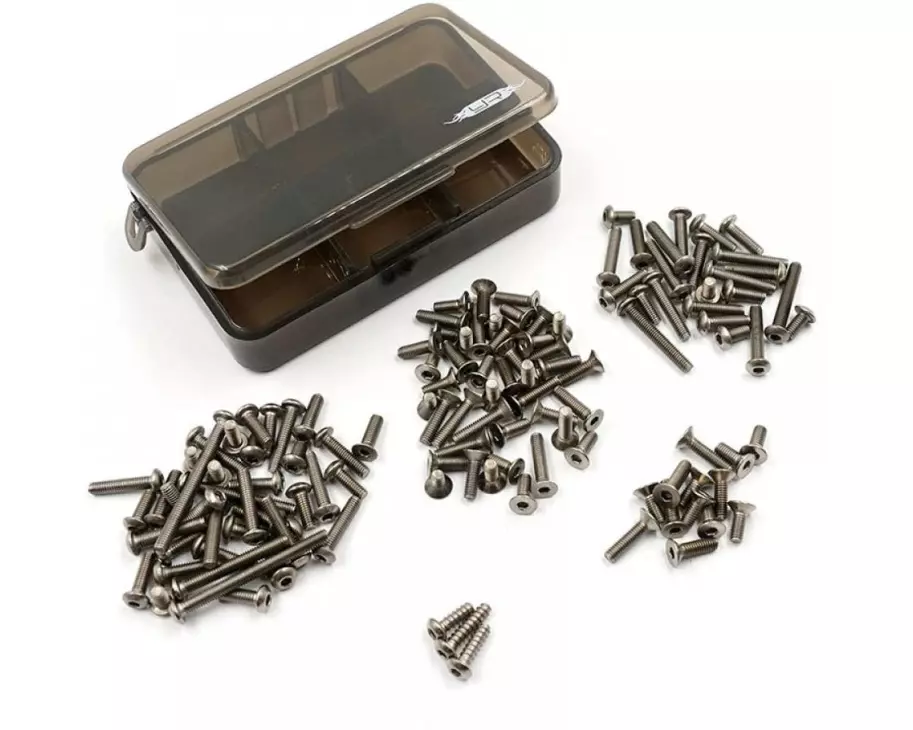 Yeah Racing Schraubenbox Titanium Tamiya CC-02