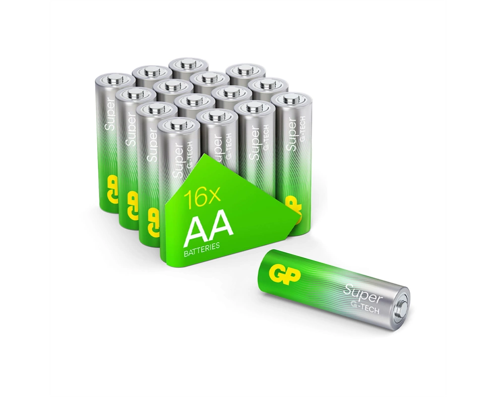 GP Batteries Super Alkaline AA 16x