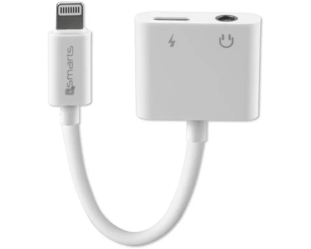 4smarts Adapter Audio and Charging Splitter -> Lightning & 3.5mm Aux