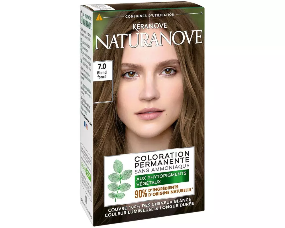 KÉRANOVE Naturanove – Dauerhafte Haarfarbe 7.0 Dunkelblond 50 ml