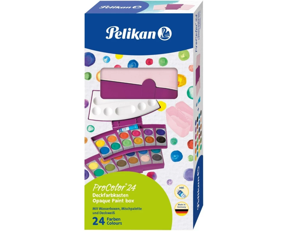 Pelikan Wasserfarbe Deckfarbkasten Mehrfarbig