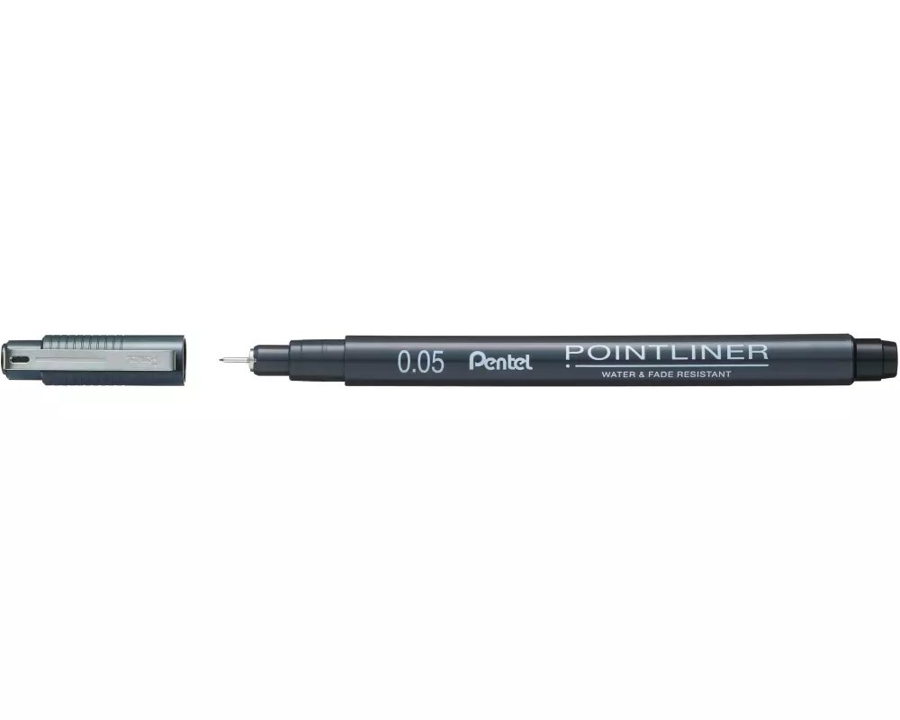 pentel Fineliner Pigment POINTLINER 0.05 mm, Schwarz