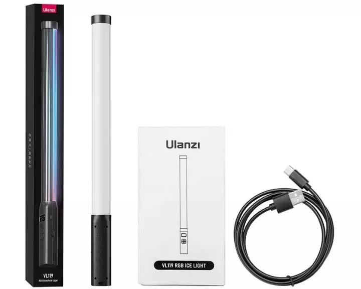 Ulanzi VL119 RGB Stableuchte mit 360 Grad Farbauswahl