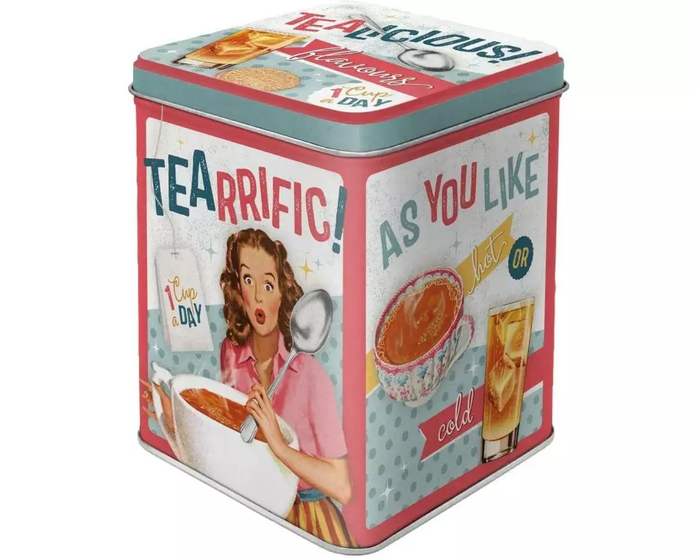 Nostalgic Art Teebeutel-Box Say it 50's Mehrfarbig