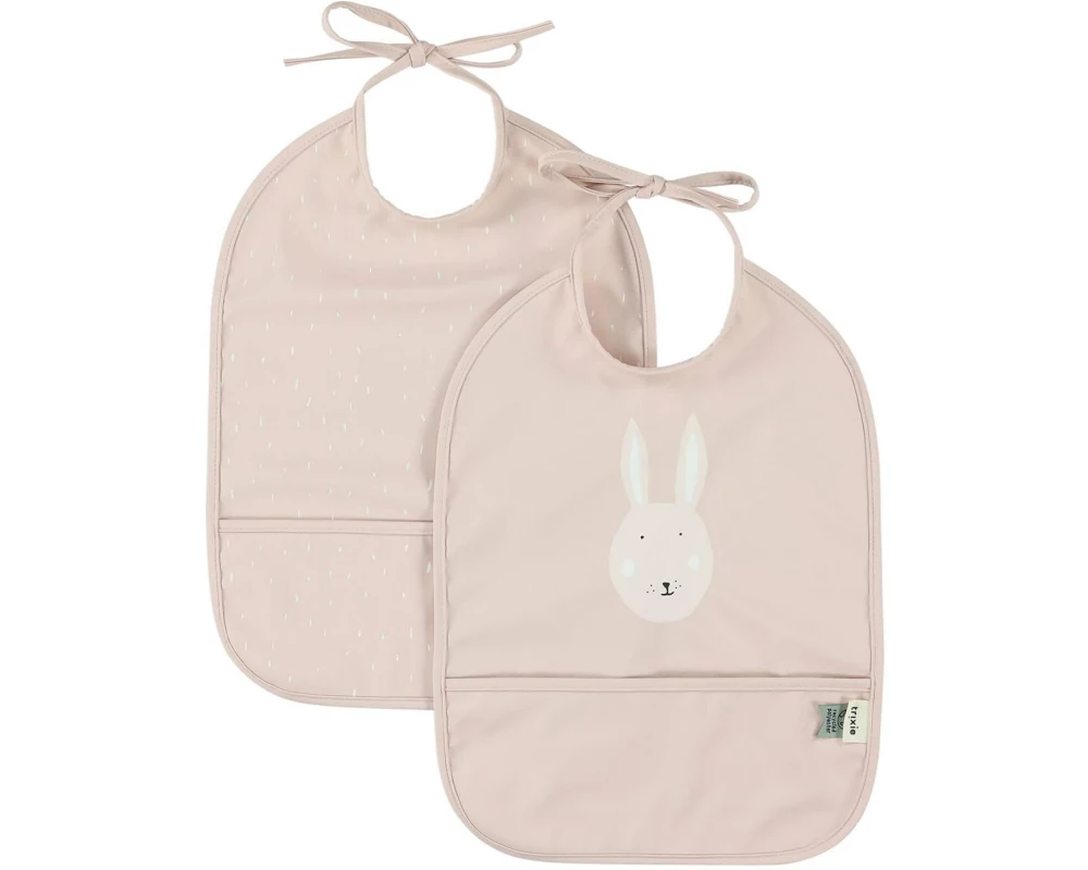 Trixie Lätzchen Hase 2er-Pack, 36 x 27 cm