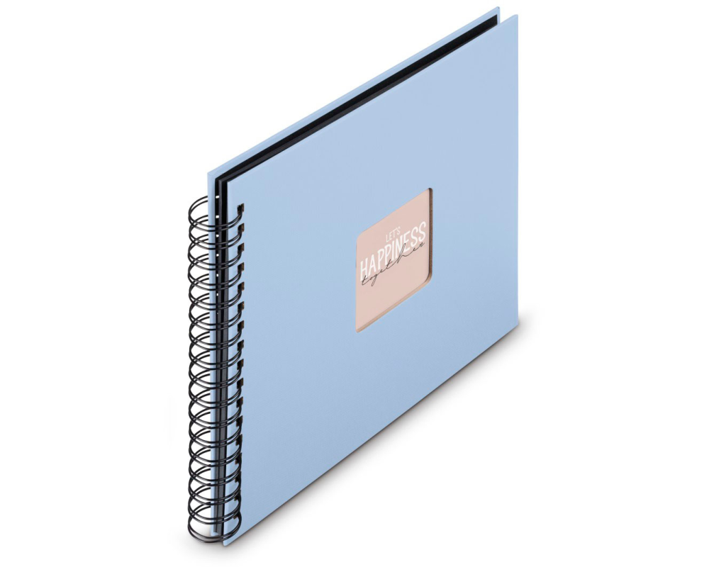 HAMA Spiralalbum Fine Art 28x24cm 9864 lagune 25 Blatt