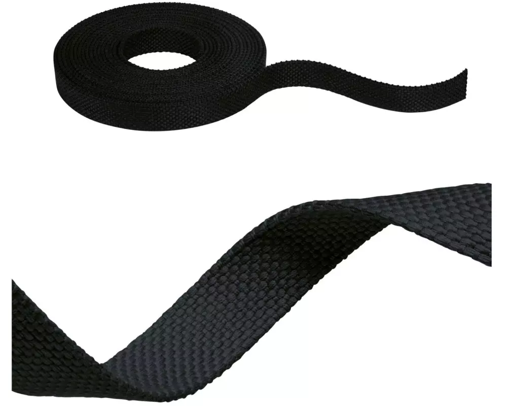 Paulmann ULine Gurt 5 m, Dacron, Schwarz