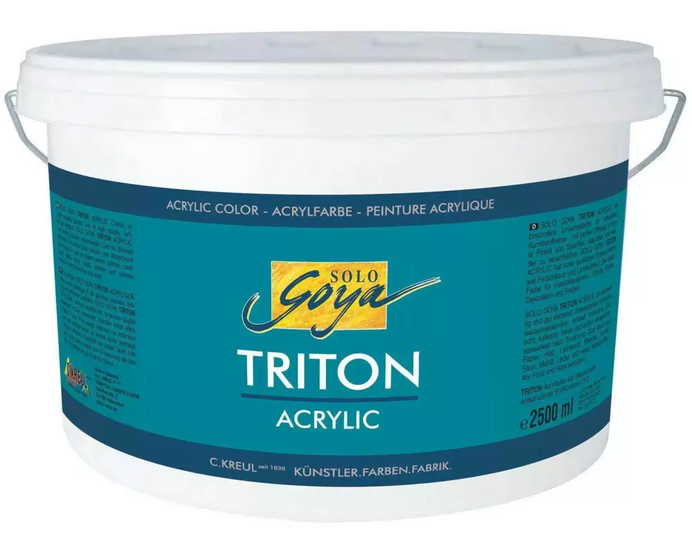 Kreul Acrylfarbe Triton Acrylic Liquid Schwarz 2500 ml