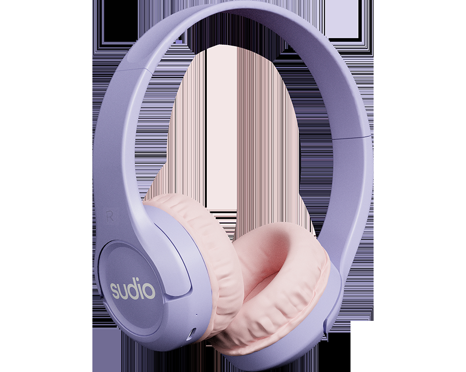 SUDIO Open-ear Headphone K1PUR k1 kidz, Purple, Wireless