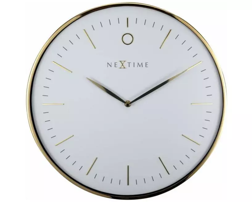 NeXtime Wanduhr Glamour Ø 40 cm Gold