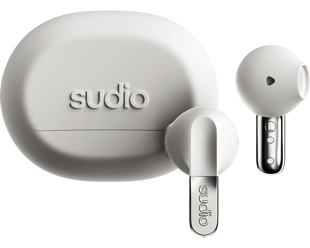 SUDIO Wireless Earbuds N3WHT N3, White