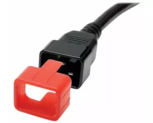 EATON TRIPPLITE Plug-Lock Inserts, C20 power cord to C19 outlet, Red, 100 pack