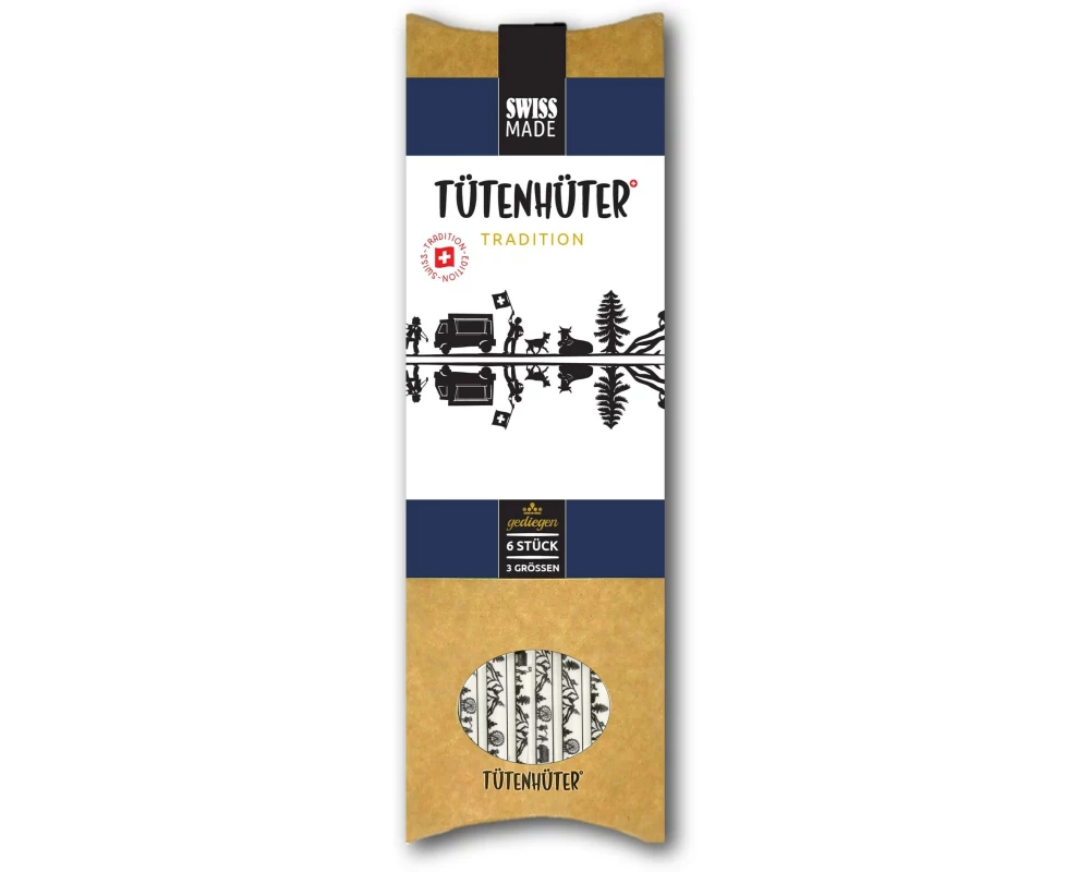 böörds Verschlussclip Set 6 Stück, Tradition