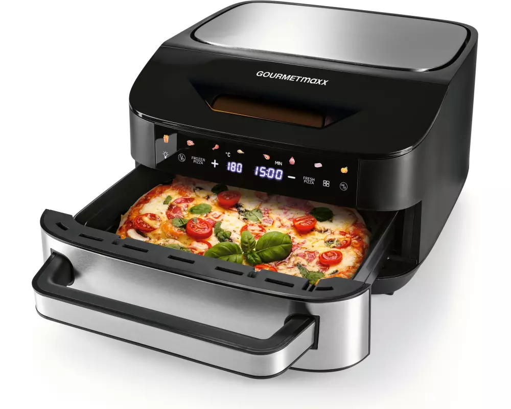 GOURMETmaxx Heissluftfritteuse mit XXL-Garfläche 7 l