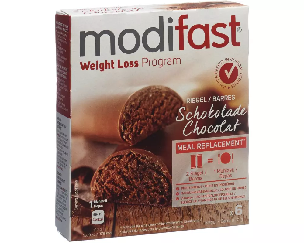 Modifast Riegel Schokolade 6 x 31 g