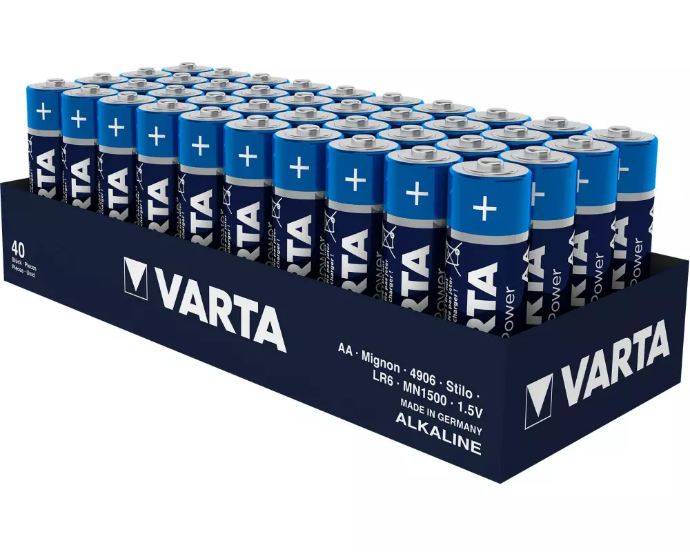 Varta Batterie Longlife Power AA , 40 Stück