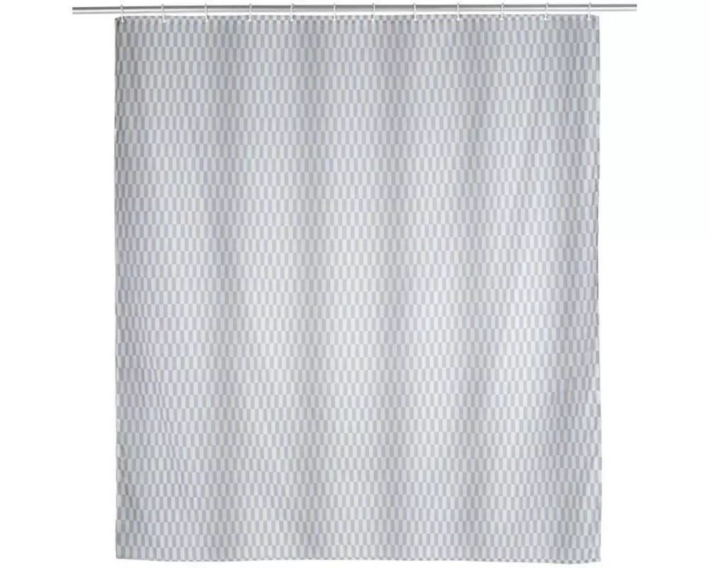 Wenko Duschvorhang Arta 180 x 200 cm, Grau