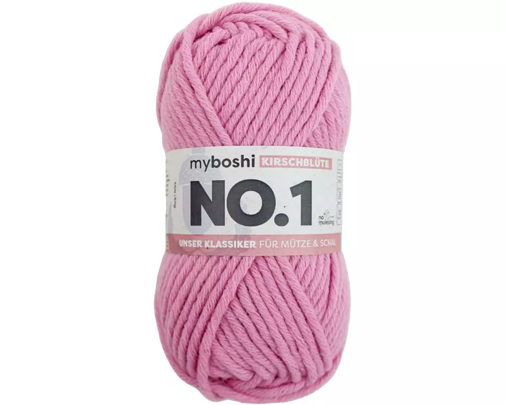 myBoshi Wolle Nr.1 Kirschblüte 50 g, 55 m