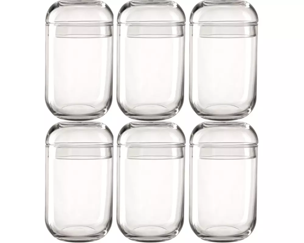 Montana Vorratsglas Today 6 Stück, 1.162 l, Transparent