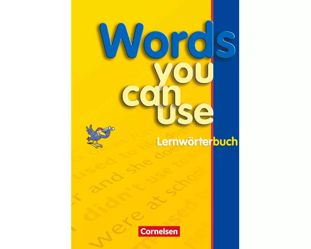 Words you can use, Lernwörterbuch