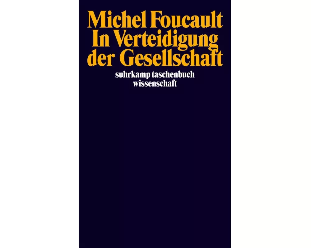 In Verteidigung der Gesellschaft