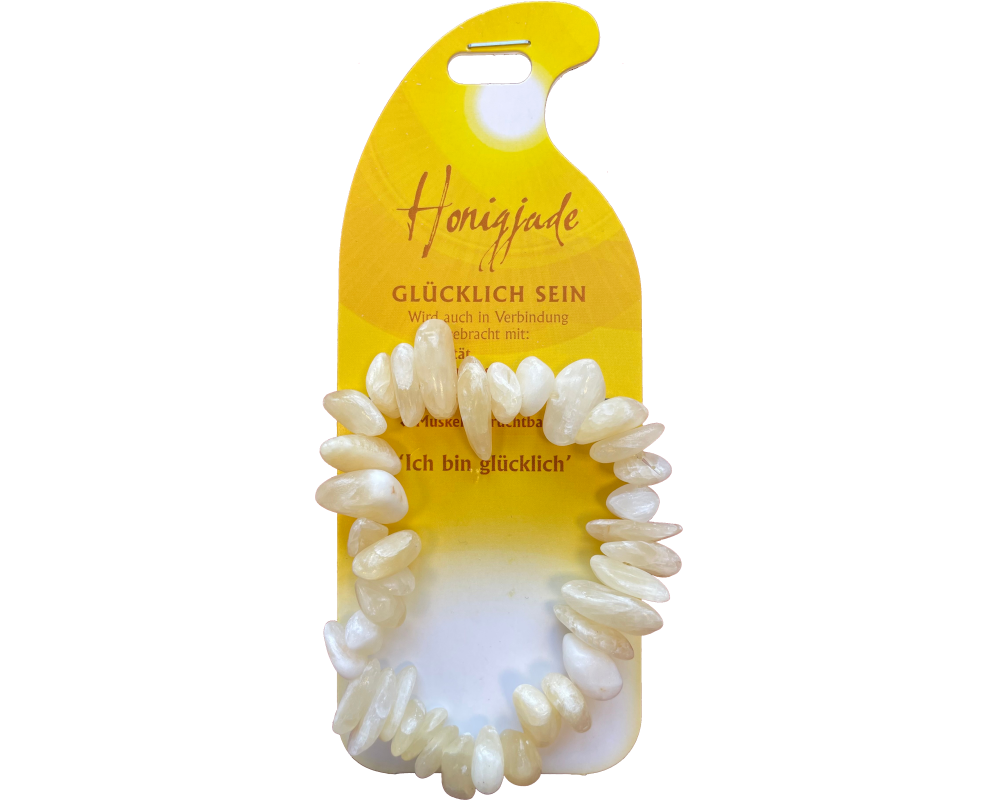 ROOST Armband Glücklich sein G204 Honigjade