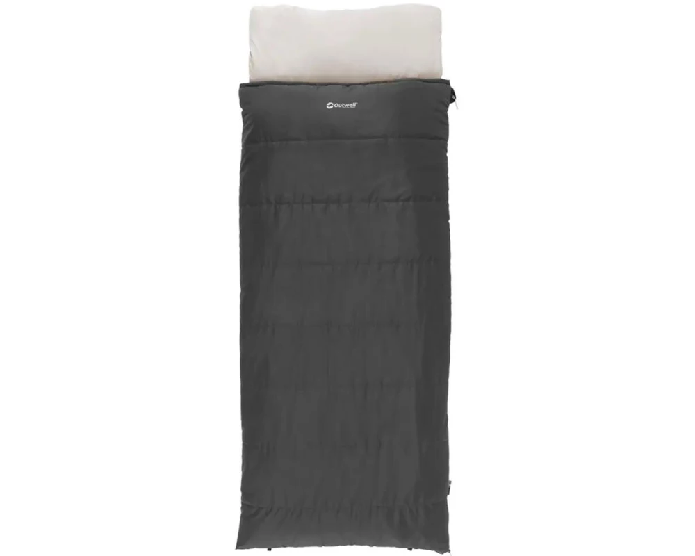 Outwell Schlafsack Contour Prime – Left zipper Polyester, Dunkelgrau