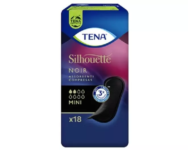 Tena Slipeinlage Silhouette Noir Mini 18 Stück
