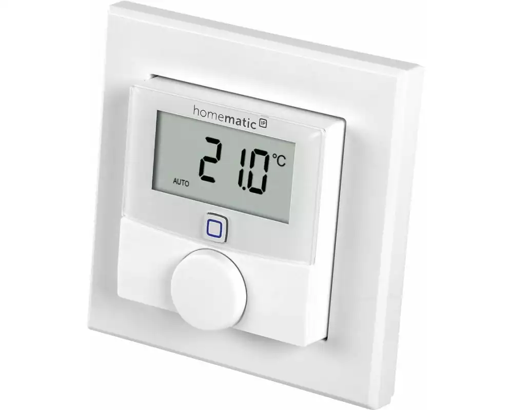Homematic IP Smart Home Funk-Wandthermostat mit Luftfeuchtigkeitssensor
