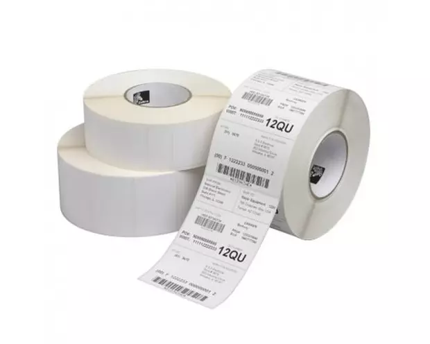 Zebra SAMPLE16389R Druckeretikett Weiß Selbstklebendes Druckeretikett