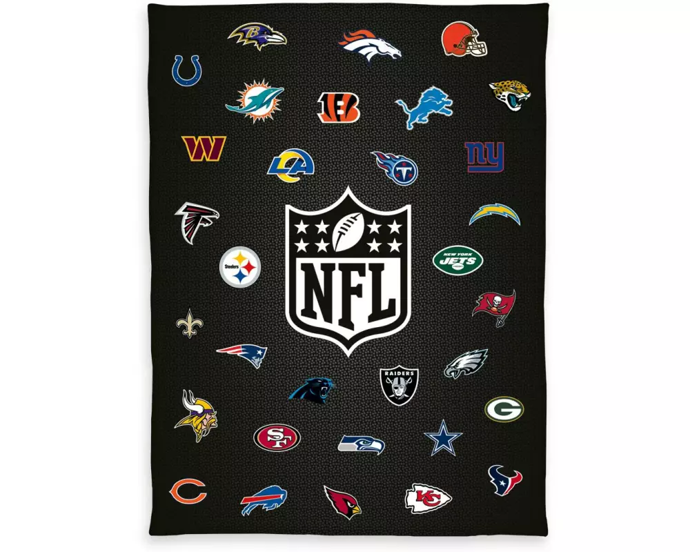 Herding Decke NFL 150 x 200 cm, Mehrfarbig