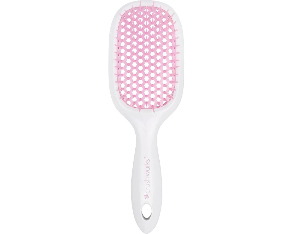 Brushworks Honey Comb Paddelbürste Wabenstruktur Entwirrend Kunststoff