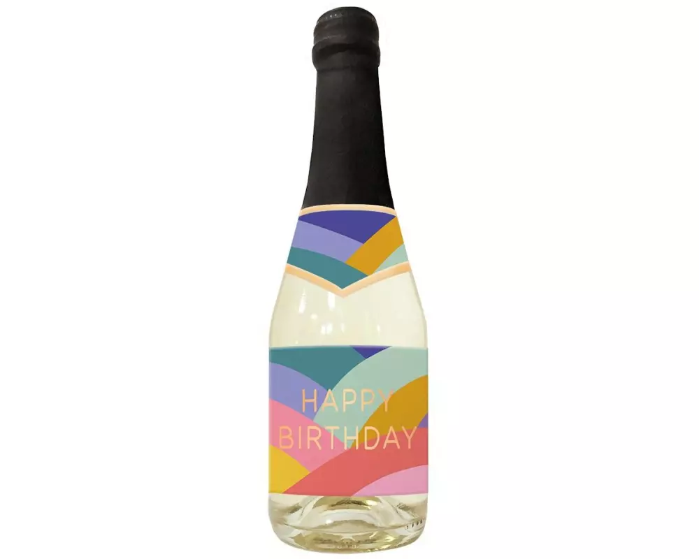 Grafik Werkstatt Secco-Flasche Happy Birthday 0.2 l